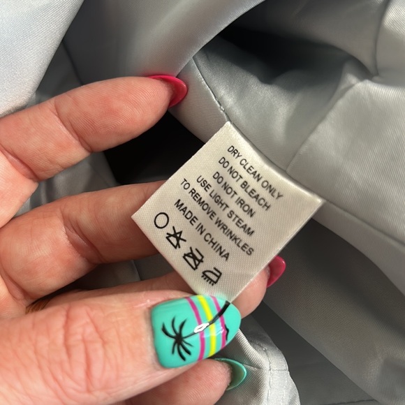 Azazie Light Blue Long BridesMade/Formal Dress Sz 8 - Picture 12 of 15